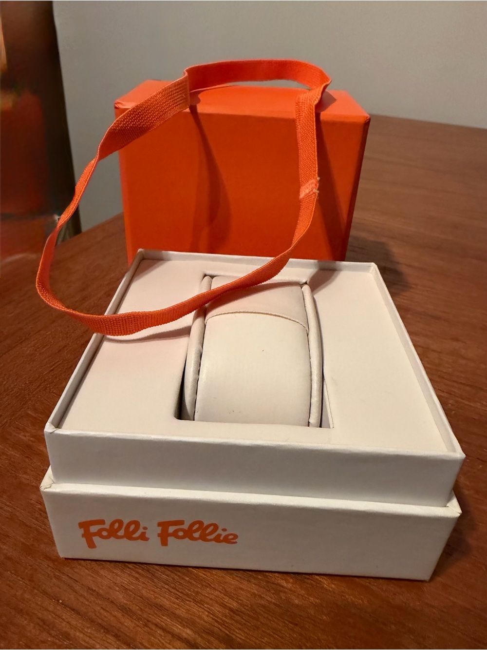 New Authentic Folli Follie Empty Watch Box Storage Case Organization Elastic